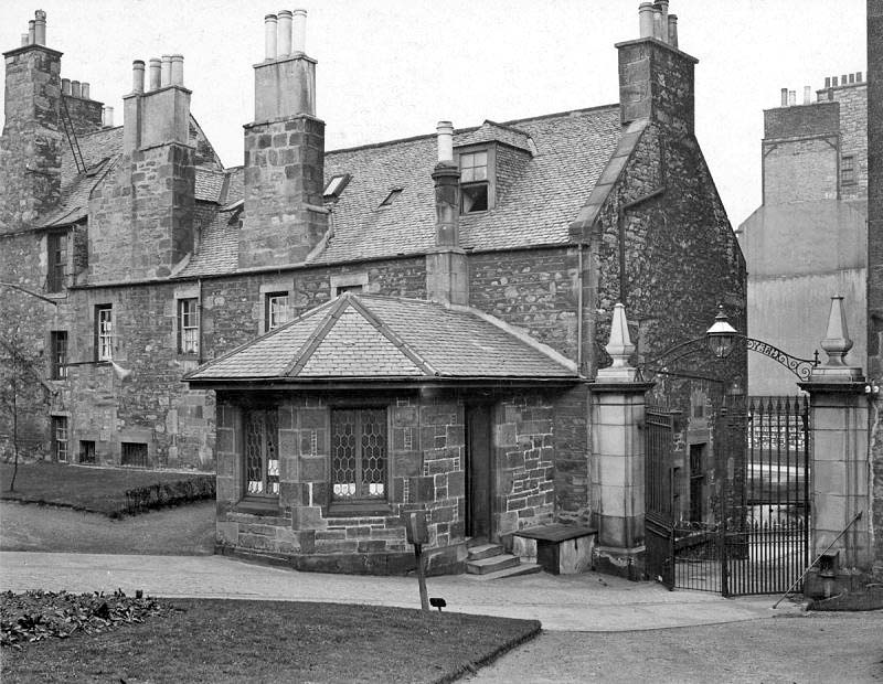 EPS Survey Section photograph - Greyfriars Churchyard Lodge  -  JC Mckechnie, 1912
