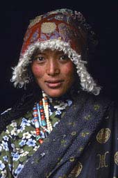 Tibetan Woman  -   A photograph in Steve McCurry in his exhibition, Images from Afghanistan