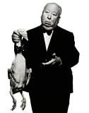 Photograph by Albert Watson.  Title: Alfred Hitchcock