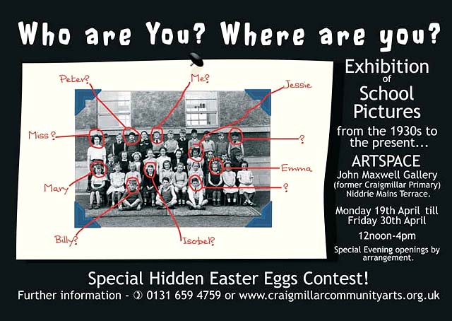 Craigmillar Community Arts Exhibition  -  Who are You?  Where are You?  19-30 April, 2010