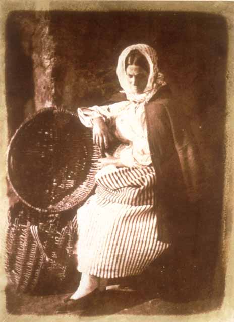 Hill & Adamson Calotypes -  Newhaven Fishwife