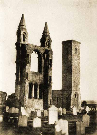 Hill & Adamson Calotypes -  St Andrew's Cathedral and Graveyard