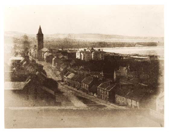 Hill & Adamson Calotype - St Andrews - Looking down North Street