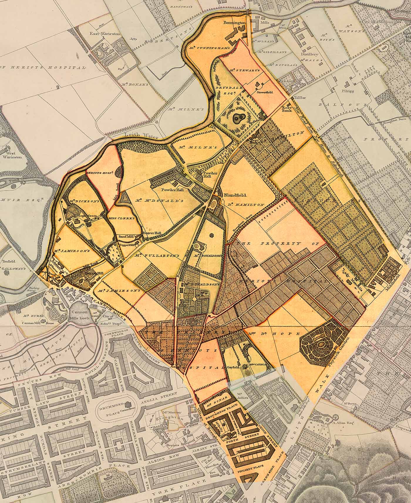 Broughton Ward (1995-2007)    -  1904 Ainslie Map