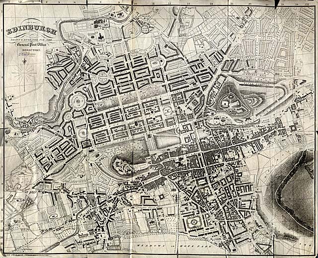Edinburgh 1830  -  Small Map