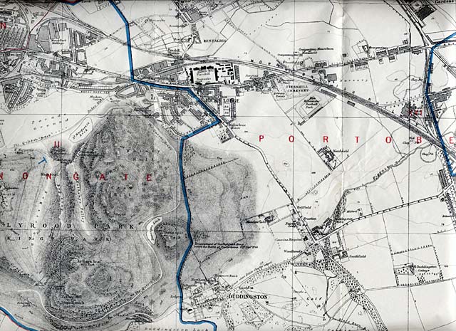 Edinburgh and Leith map, 1915  -  East Edinburgh section