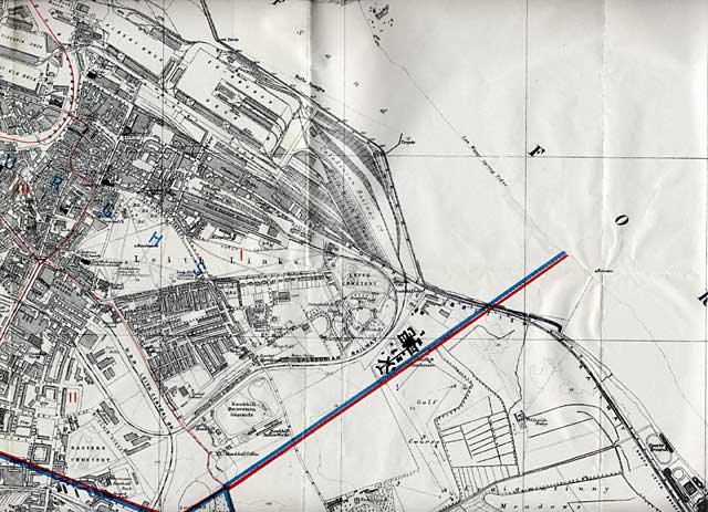 Edinburgh and Leith Map, 1915  -  North-east Edinburgh section