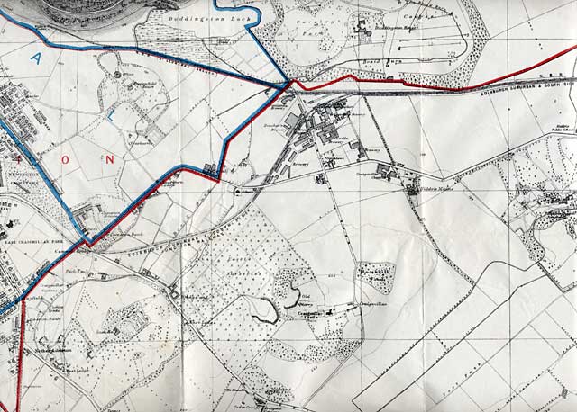 Edinburgh and Leith Map, 1915  -  South-east Edinburgh section