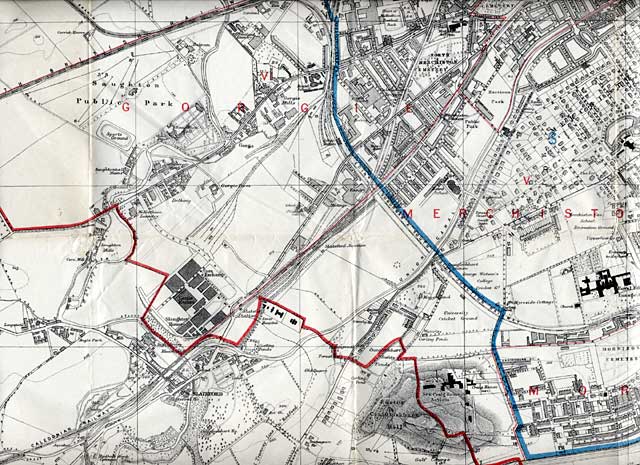 Edinburgh and Leith map, 1915  -  South-west Edinburgh section