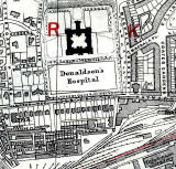 Map  -  Edinburgh 1915  -  Donaldson's Hospital and Wester Coates