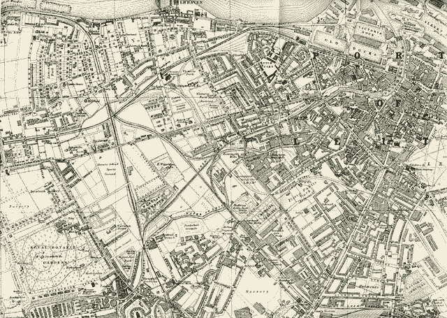 Edinburgh and Leith map, 1925  -  North Edinburgh section  -  Enlarged