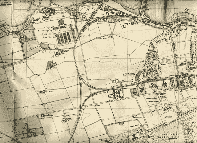 Edinburgh and Leith map, 1925  -  North-west Edinburgh section