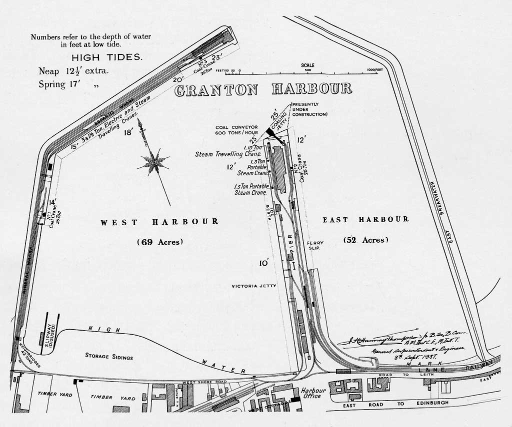 A plan of Granton Harbour, proposed in 1834
