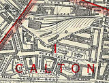Edinburgh and Leith map, 1940  -  East Thomas Street and surrounding streets