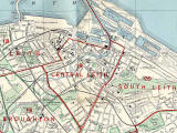 Edinburgh and Leith map, 1955  -  Leith