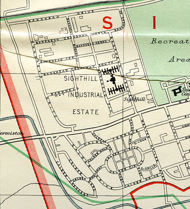 Edinburgh and Leith map, 1955  -  Portobello,  Edinburgh