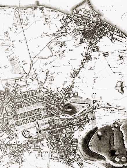 Map of Edinburgh and Leith  -  1860
