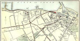 Edinburgh and Leith map of Roads and Railways  -  1884  -  Zoom-in to Northern section of the map