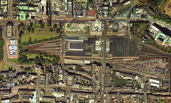 Aerial View of Edinburgh  -  2001