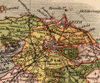 Map of Edinburghshire  -  1884  -  Cramond to Portobello