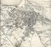 Leith  -  1870  -  Enlargement of part of a map by John Bartholemew that appeared in the Edinburgh & Leith Post Office Directory 1870-71