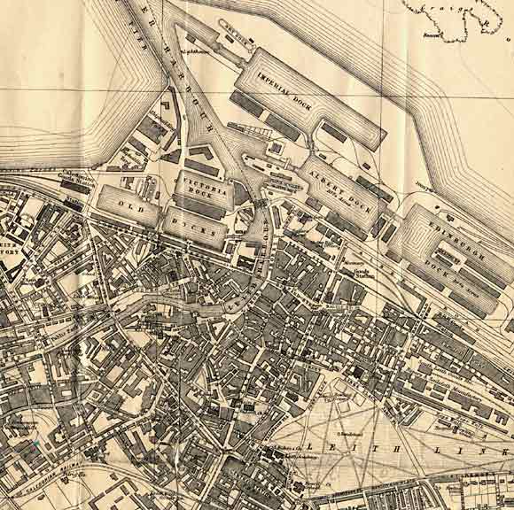 Map of Leith  -  1917