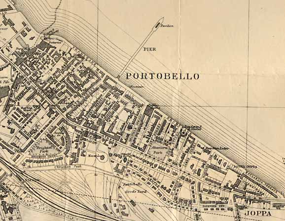 Portobello Map  -  1917  -  zoomed out