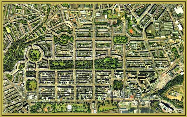 Edinburgh New Town  -  Aerial Photo, 2001