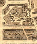 Detail from map of Edinburgh New Town  -  Kirkwood, 1819  -  Broughton