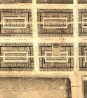 Detail from map of Edinburgh New Town  -  Kirkwood, 1819  -  First New Town, central section