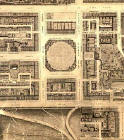 Detail from map of Edinburgh New Town  -  Kirkwood, 1819  -  Edinburgh New Town, east section