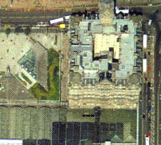 Detail from aerial photograph of Edinburgh  -  XYZ Digital Map Co  -  Waverley
