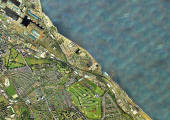 Edinburgh aerial view, 2001  -  North-east Edinburgh section