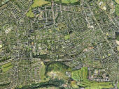 Edinburgh aerial view, 2001  -  South Edinburgh section