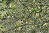 Edinburgh aerial view, 2001  -  West Edinburgh Section