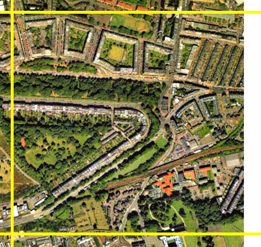 Aerial View of Edinburgh  -  2001  -  Section H