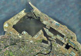 Aerial view of Leith Docks  -  2001