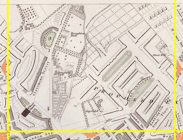 Edinburgh  -  1844  -  Map Produced for the Society for the Diffusion of Useful Knowledge  -  Section C