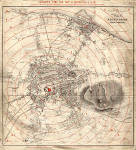 Edinburgh Time-Gun Map  -  1861  -  The whole map