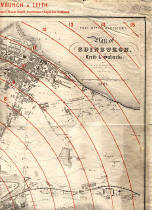 Edinburgh Time-Gun Map  -  1861  -  Section 3