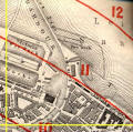 Edinburgh Time Gun Map  -  1861  -  Section D