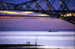 The Forth Bridges  -  Figures on the Shore