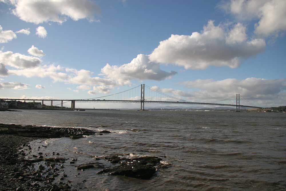 Clouds over the Forth Road Bridge  -  23 September 2005