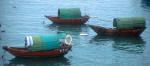 My Photographs  -  Hong Kong Harbour  -  Three Boats