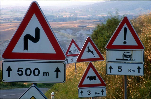 Tuscany  -  Road Signs  -  No 2