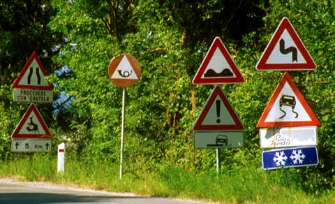 Tuscany  -  Road Signs  -  No 3