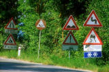 My Photographs   -  Italy  -  Road Signs in Tuscany
