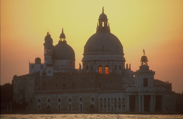 Venice  -  Santa Maria della Salute  -  at Sunset