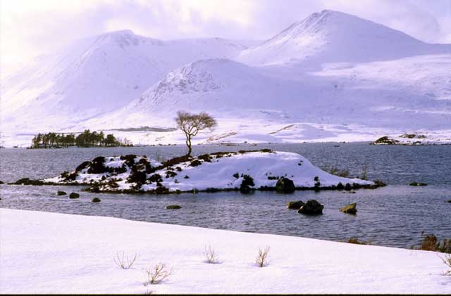 Rannoch Moor and Mountains