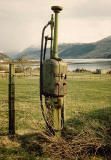 Old Petrol Pump near Loch Alsh in the Scottish Highlands